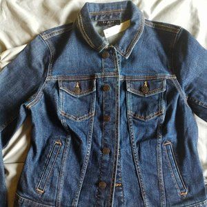 Classic dark rinse jean jacket